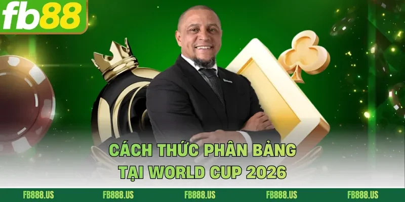 Cách thức phân bảng tại World Cup 2026